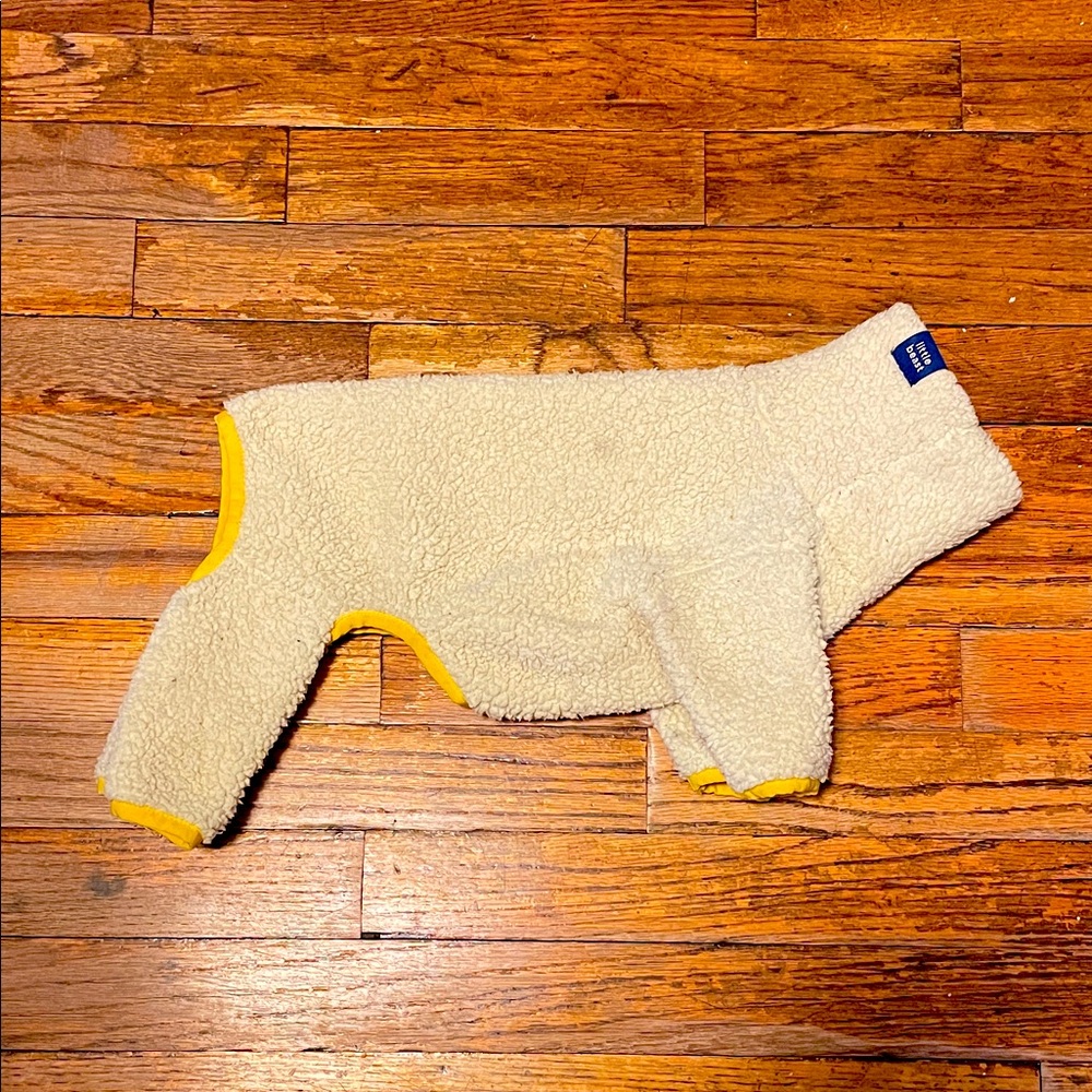Little beast fleece onesie Rubber Ducky size S